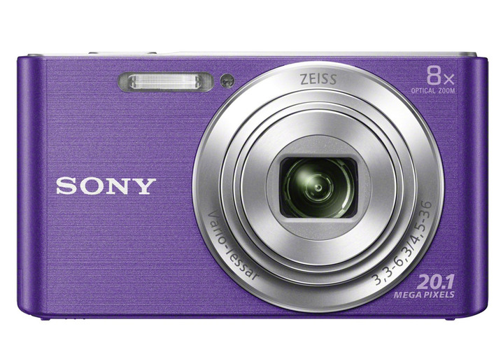 - Sony DSC-W830 digitale camera, in Farbe VIOLET Ansicht 1