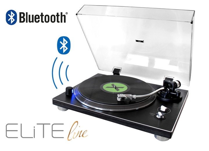 Muziekapparaten - Soundmaster PL780SW draaitafel met Bluetooth, in Farbe SCHWARZ Ansicht 1