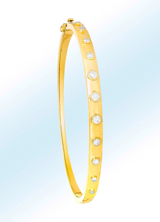 Geweldige armband met 11 diamanten