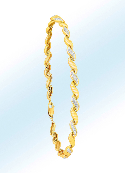 - Elegante armband met diamanten, in Farbe