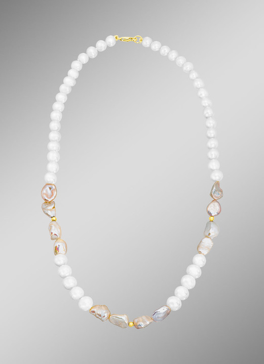 - Charmante ketting met Keshi parels, in Farbe  Ansicht 1