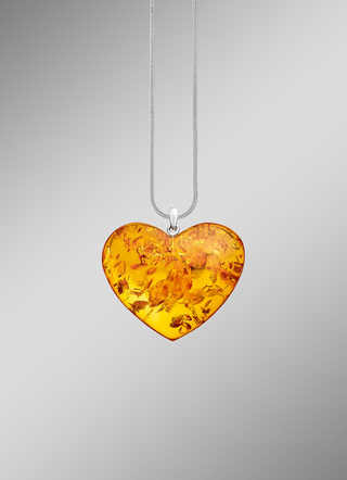 Grote harthanger met echte amber
