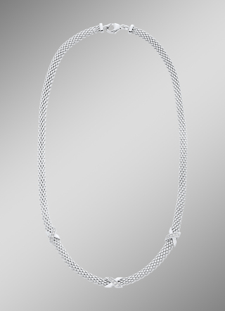 Ketting met zirkonia