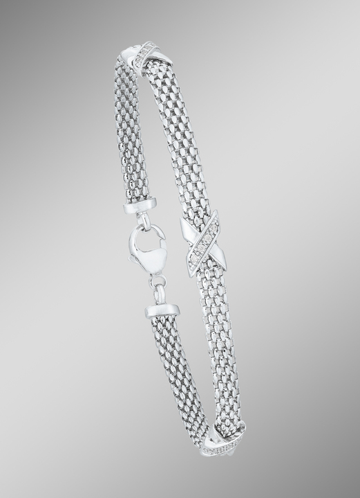 Armbanden - Armband met zirkonia, in Farbe