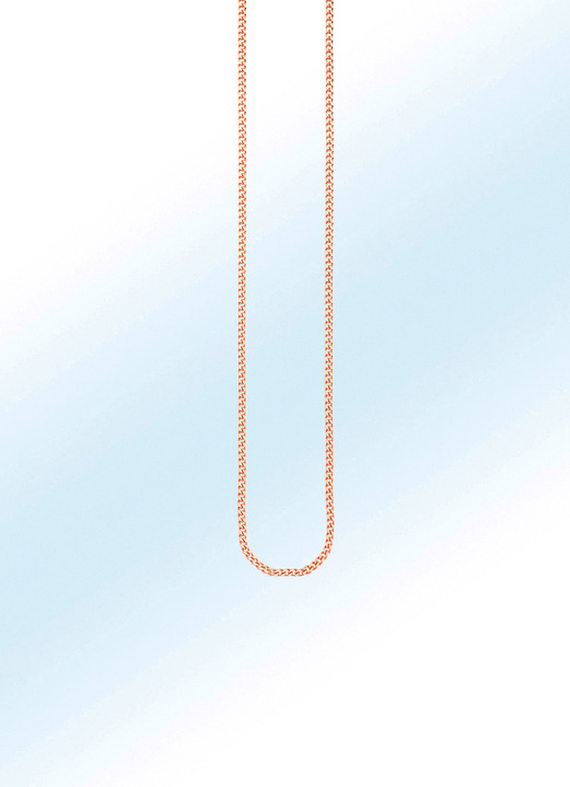 Halskettingen - Tijdloze gepantserde ketting in roségoud, in Farbe