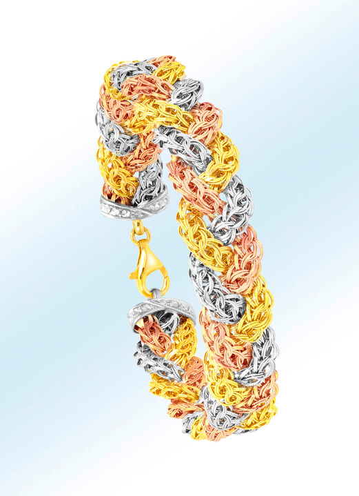 Armbanden - Mooie armband in driekleur, in Farbe