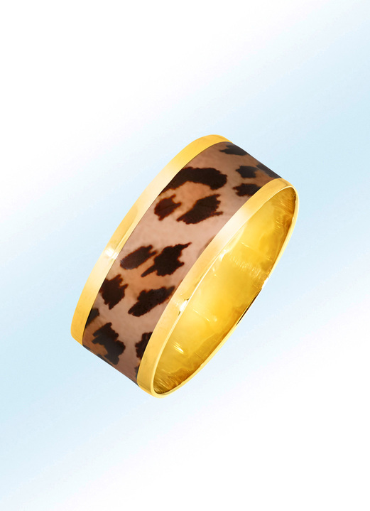 Ringen - Damesring met luipaardmotief, in Größe 160 bis 220, in Farbe  Ansicht 1