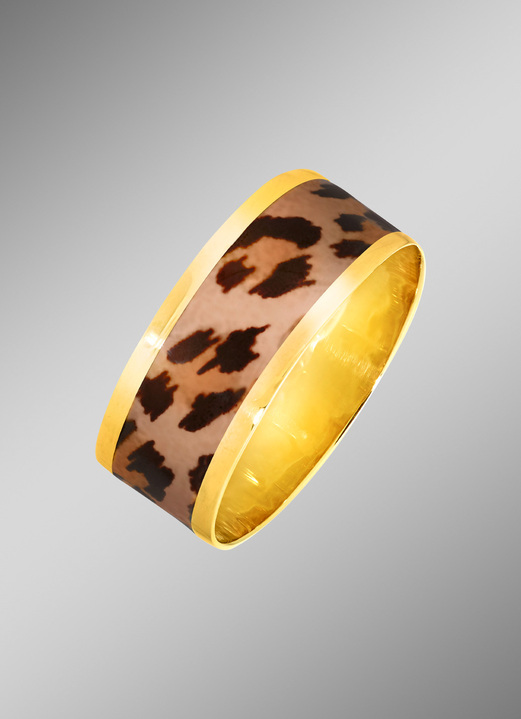 Ringen - Damesring met luipaardprint, in Größe 160 bis 220, in Farbe  Ansicht 1
