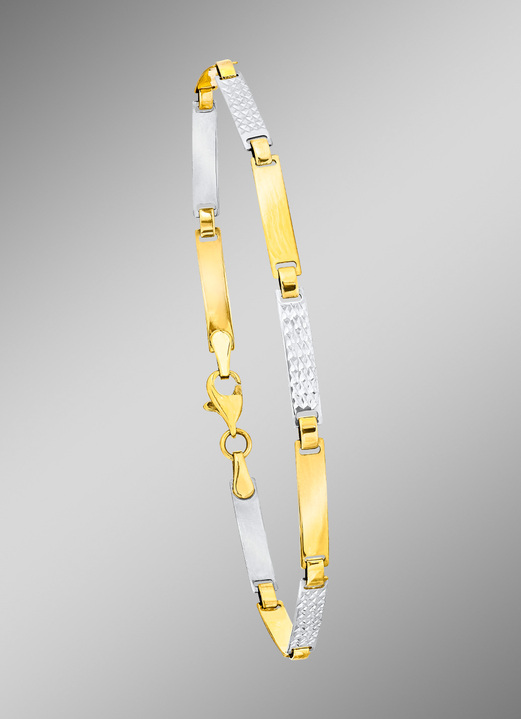 - Fijne armband in bicolor, in Farbe  Ansicht 1