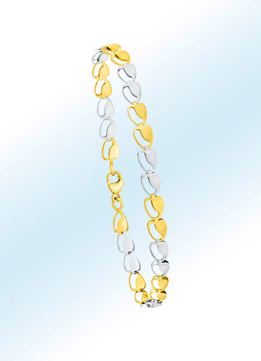 Armbanden - Armband tweekleurig, in Farbe