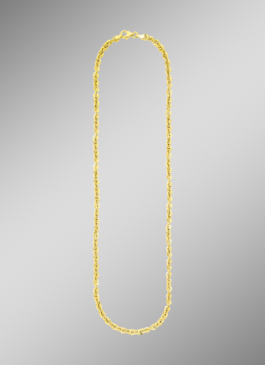 Halskettingen - Klassieke koordkettingset, gediamanteerd, in Farbe , in Ausführung Halsketting, 45 cm Ansicht 1