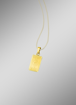 Prachtige fijne gouden staaf hangers