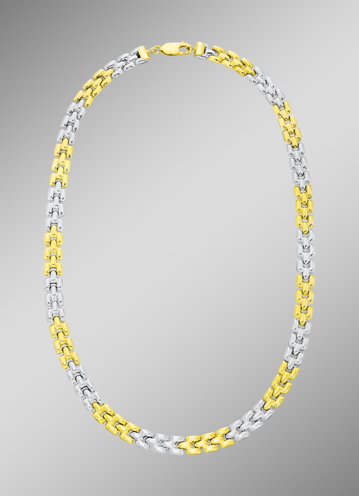 Halskettingen - Mooie bakstenen ketting, in Farbe  Ansicht 1