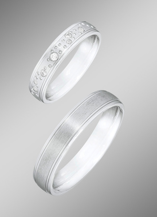 Trouwring met zirkonia