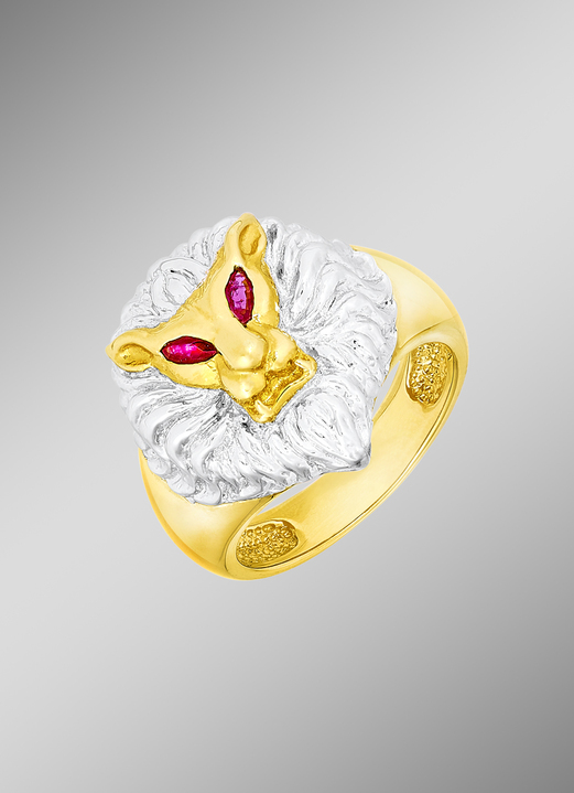 Ringen - Zilveren Heren Ring, in Größe 180 bis 240, in Farbe  Ansicht 1