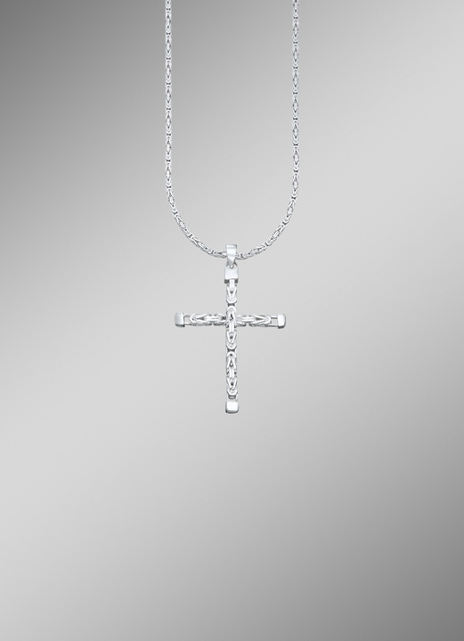 Hangers - Opvallende kruishanger met koningsketting, in Farbe  Ansicht 1