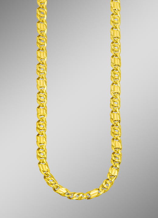 Halskettingen - Massieve diamanten ketting met figuur acht patrijs, in Farbe  Ansicht 1