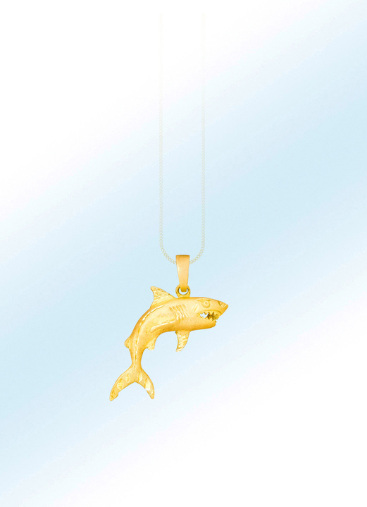 Hangers - Aanhangwagen met haaienmotief, in Farbe