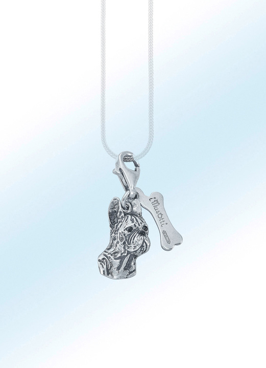 - Voor hondenliefhebbers: Franse bulldog hanger, in Farbe