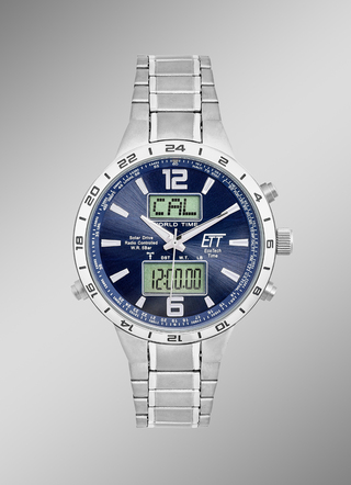 "ETT" radiografisch bestuurd herenhorloge op zonne-energie.