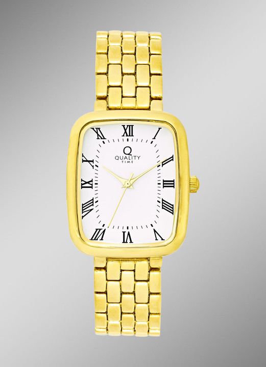 - Klassieke “Quality Time” quartz partnerhorloges, in Farbe , in Ausführung Herenhorloge Ansicht 1