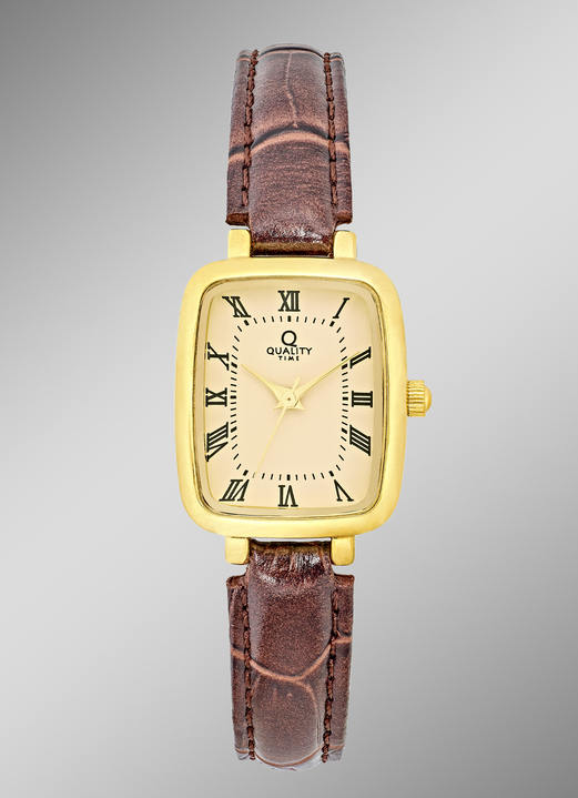 Partner horloges - Klassieke quartz partnerhorloges van het merk Quality Time, in Farbe , in Ausführung Herenhorloge Ansicht 1
