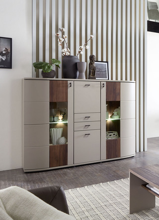Highboard met led-verlichting