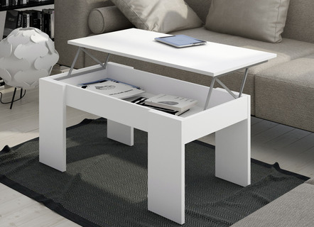 Salontafel met opklapbaar tafelblad en opbergvak