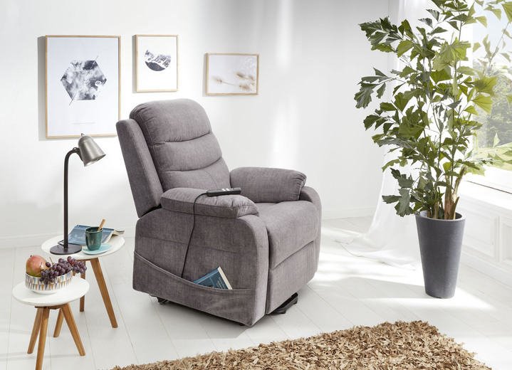 TV-Sessel / Relax-Sessel - TV-Sessel mit Motor und Aufstehhilfe, in Farbe GRAU Ansicht 1