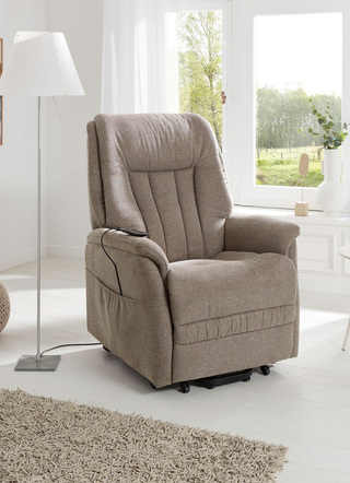 Tv-fauteuil met motor en opstahulp