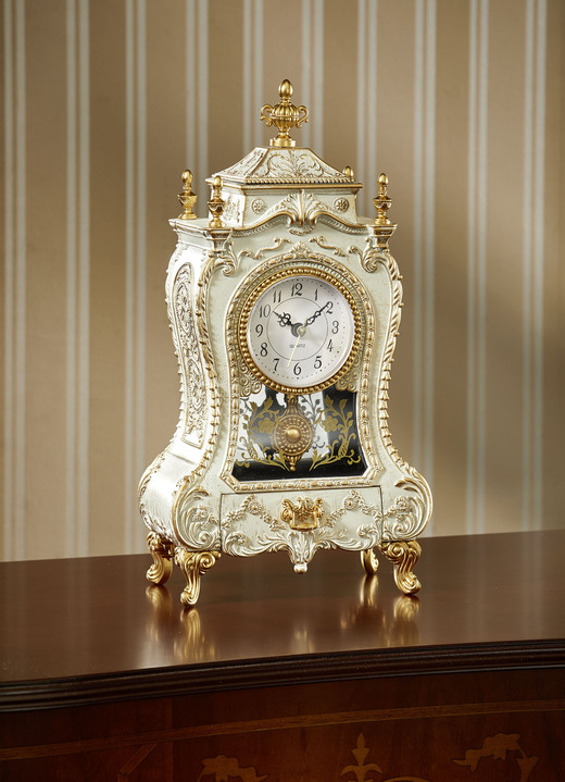 Horloges - Muziekdoos in antieke behuizing, in Farbe WIT-GOUD, in Ausführung Melodie Zauberflöte Ansicht 1