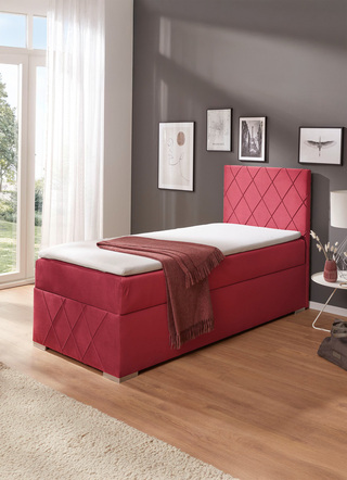 Boxspringbed met topmatras en bedlade