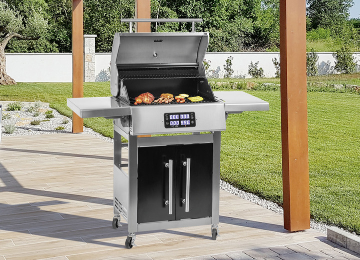 Barbecue - Landmann elektrische grillwagen EG-II-590, in Farbe ROESTVRIJ STAAL Ansicht 1