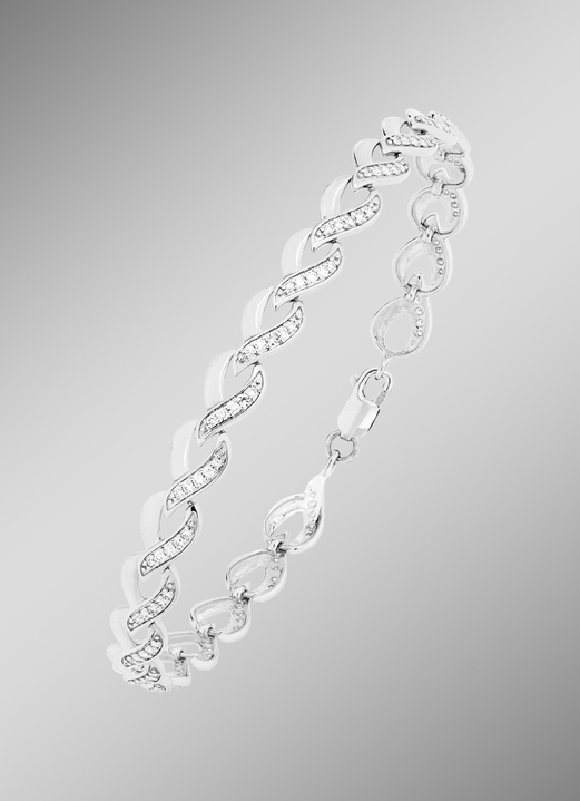 - Hoogwaardige armband in witgoud, in Farbe  Ansicht 1