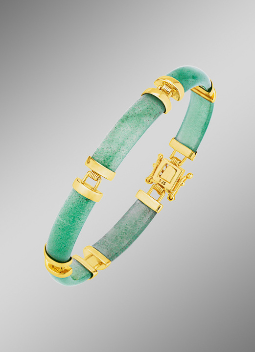 - Armband met echte aventurijn, in Farbe  Ansicht 1