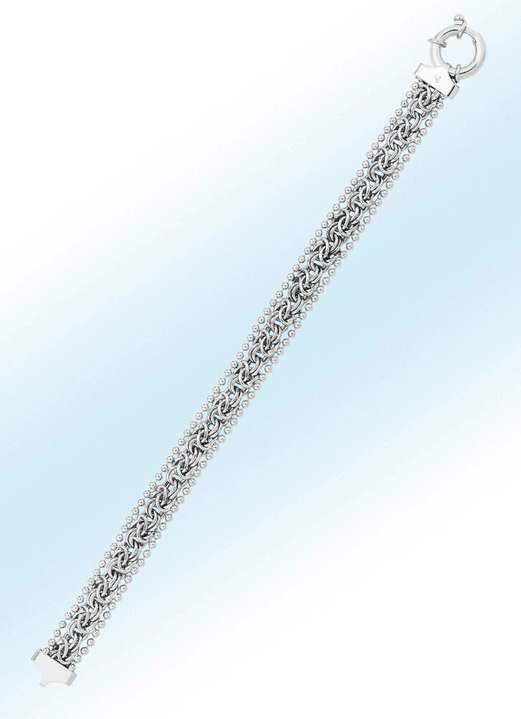 - Zilveren armband, in Farbe