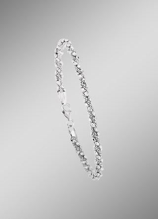 Zilveren armband met 4 rijen
