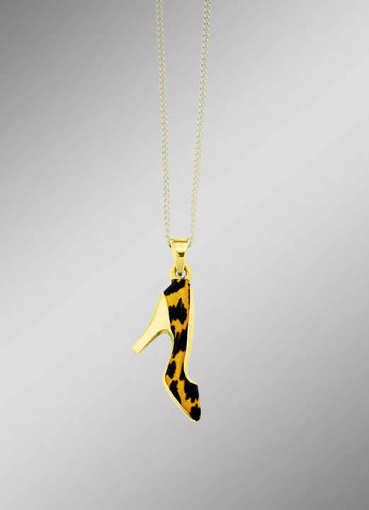 Hangers - Chique pumps hanger met luipaardpatroon, in Farbe  Ansicht 1