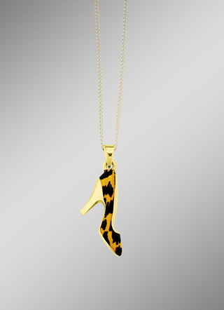 Chique pumps hanger met luipaardpatroon