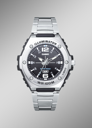 Quartz herenhorloge met edelstalen band