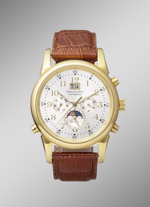 Mechanische horloges / Automatische horloges - Elegant automatisch herenhorloge, in Farbe  Ansicht 1