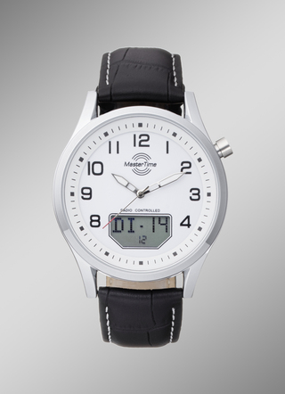 Herenhorloge van VERSACE met lederen polsband