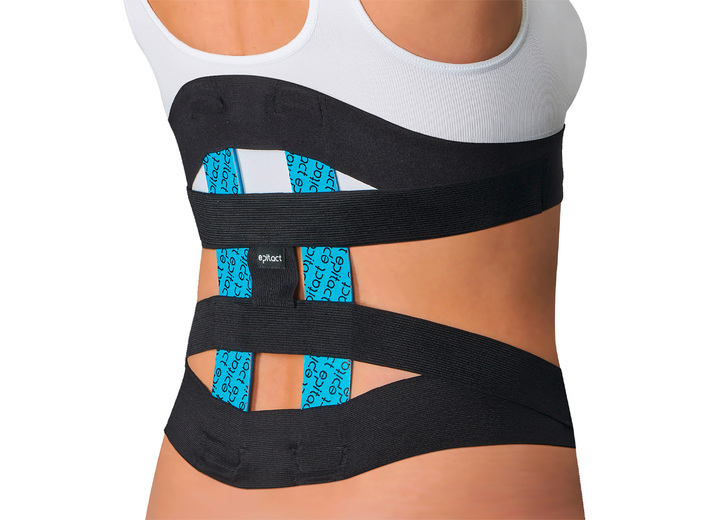 - Epitact Rückenstützgürtel zur Verbesserung Ihrer Haltung, in Größe 1 (69–79 cm) bis 3 (89–106 cm), in Farbe SCHWARZ Ansicht 1