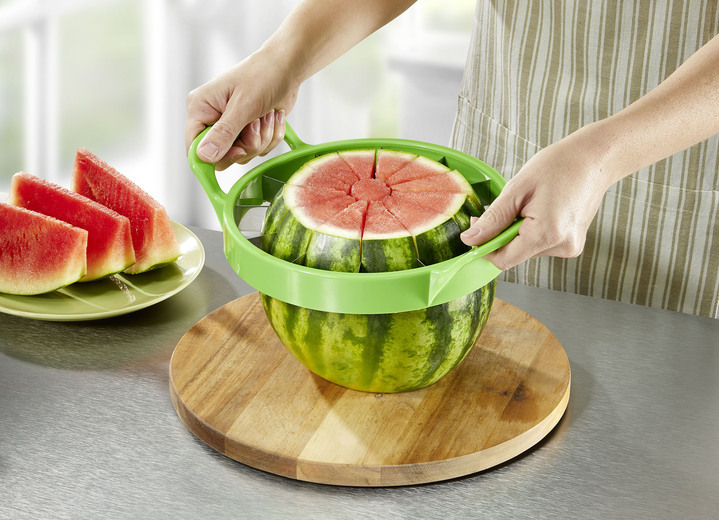 Messen & snijapparaten - Meloenschaaf voor een halve meloen, in Farbe GRÜN Ansicht 1