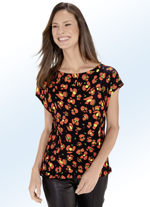 Shirt met top elastische zoom