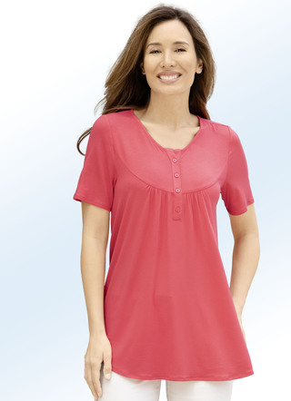 Topmodieuze shirt-tuniek in 3 kleuren