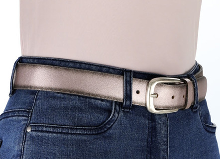 Modieuze leren riem