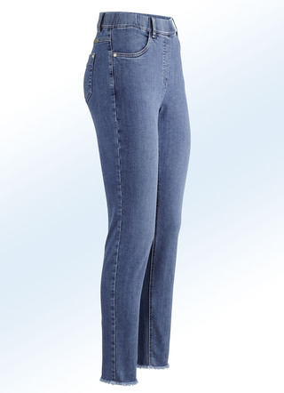 7/8 jeans met franjezoom