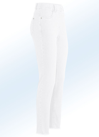 7/8 jeans met franjezoom