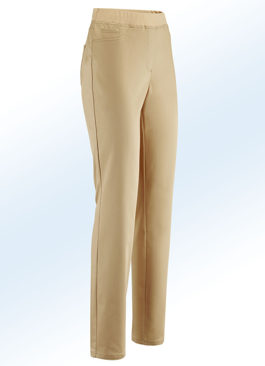 Broeken - Elegante broek in pull-on-stijl, in Größe 018 bis 054, in Farbe CAMEL Ansicht 1
